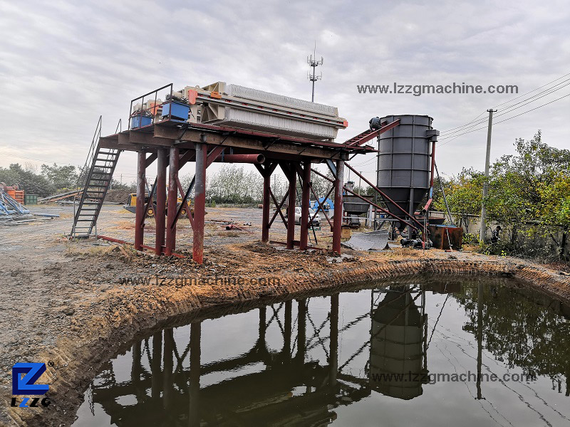 Filter presses for sludge dewatering