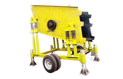 mobile circular sand screen