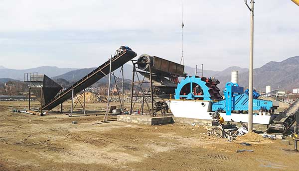The price of the complete equipment of the sand washing plant