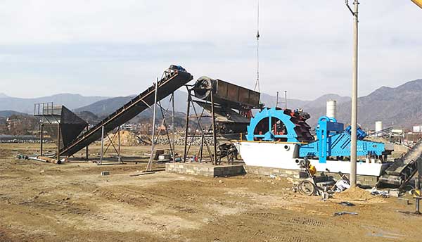 river sand washing plant