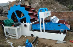 Sand-washing-and-recycling-machine-customer-site