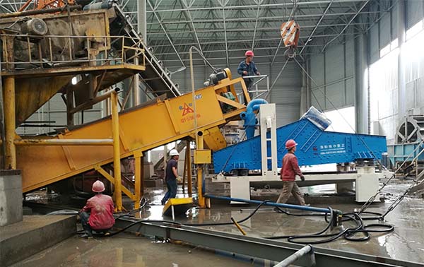 spiral sand washing machine