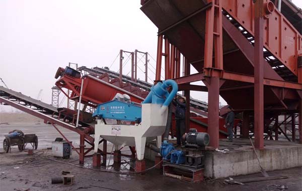 sand recovery machine