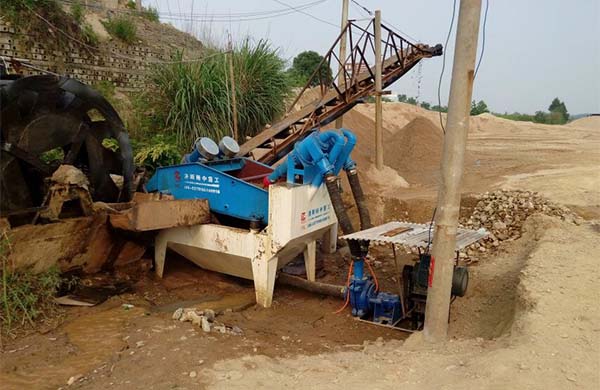 fine sand recycling machine design