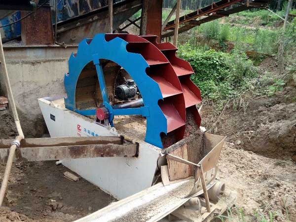 wheel sea sand washing machine in Sri Lanka