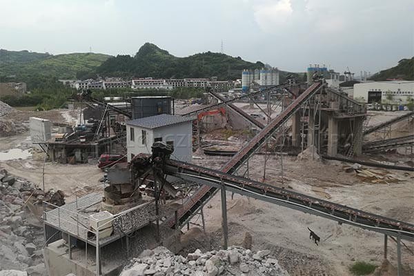 The sand washing production line in Indonesia