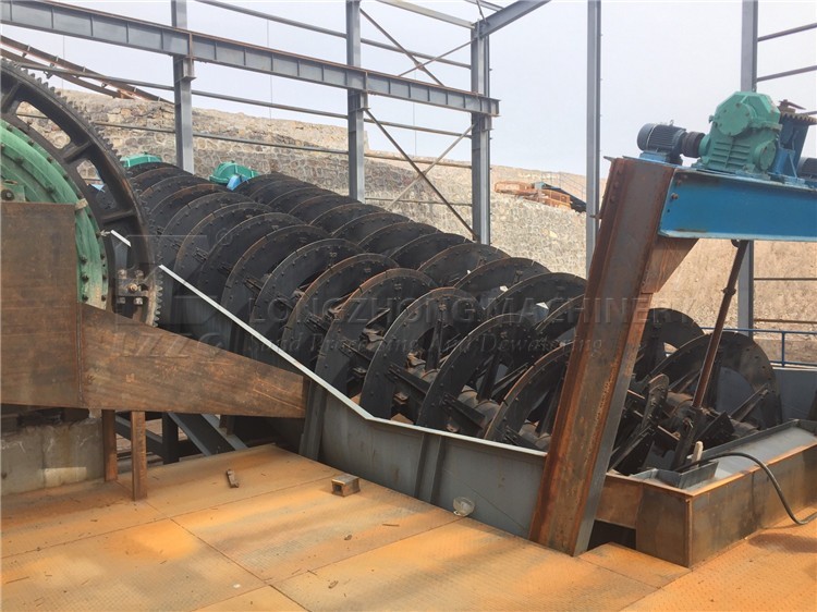 screw sea sand washing machine