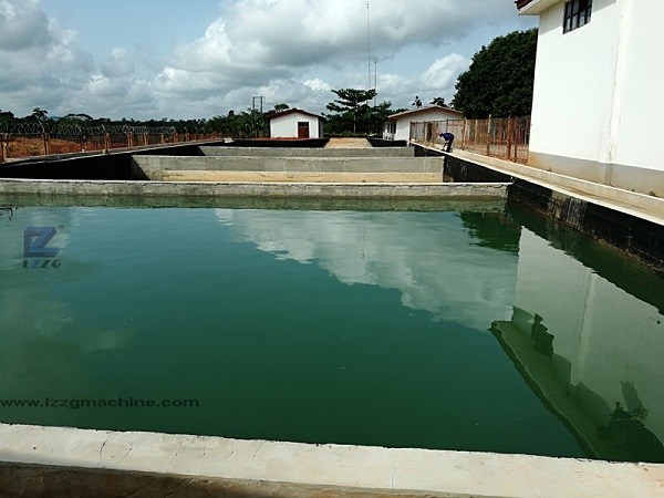 clean discharge tailing water