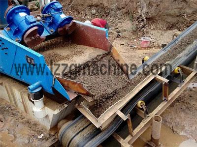 sand washer and dewatering screen