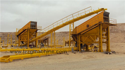 Silica sand circular screening machine