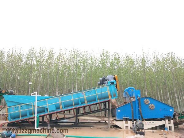 sand classifier and dewatering screen