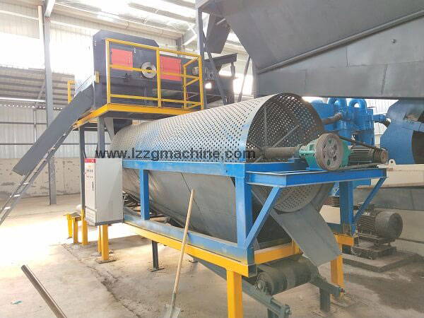 trommel separator for coal washing