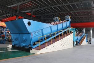Screw stone washing machine for ore desliming
