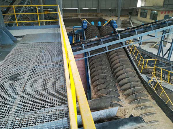 screw classifier for ore washing