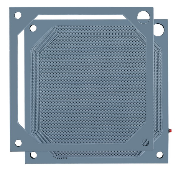 Polypropylene filter press plate