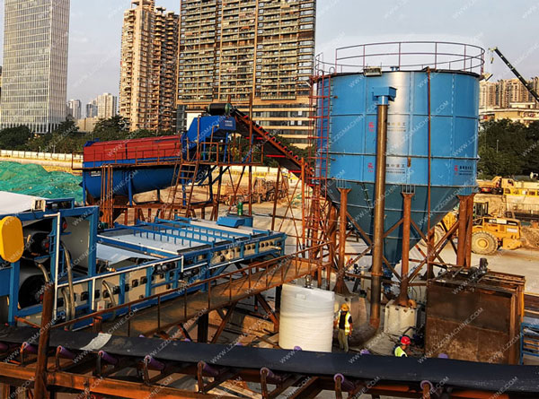 LZZG sludge thickener in mud cleaning system