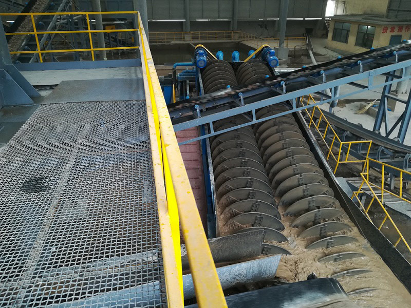 spiral washer for iron ore washing