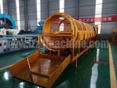 rotary sand gravel sieving machine