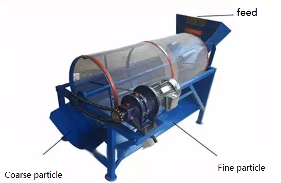 small type compost screening machine