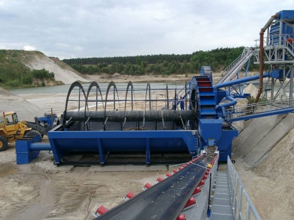 bucket wheel dewatering machine