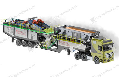 mobile sand washing plant