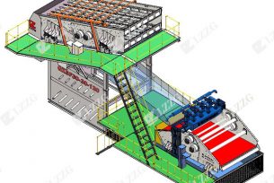 modular screening plant for sand gravel