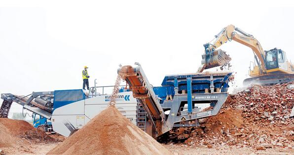 Construction waste recycling sand making equipment