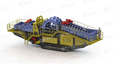 Vehicle-mounted foundation pit muck washing machine