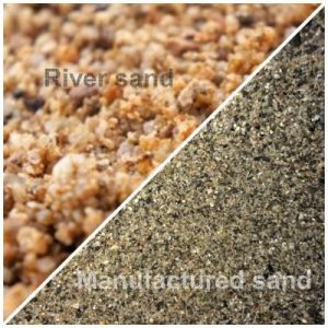manufactured sand and river sand