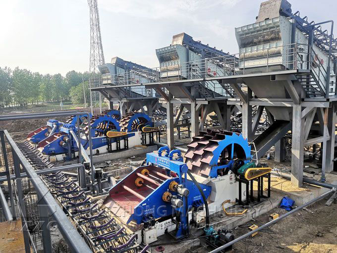 high capacity dewatering screen for sand washing plant