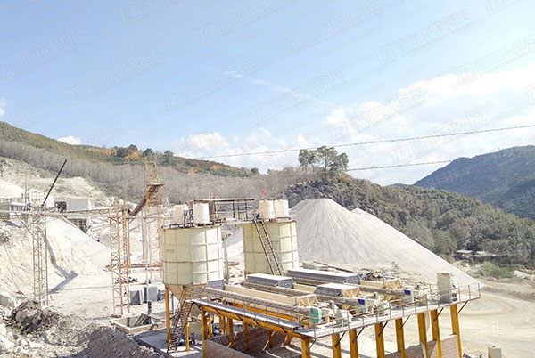 silica sand processing plant