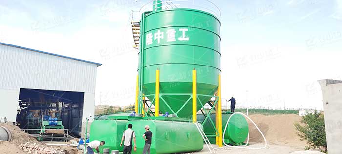 Cylinder flocculation sedimentation tank