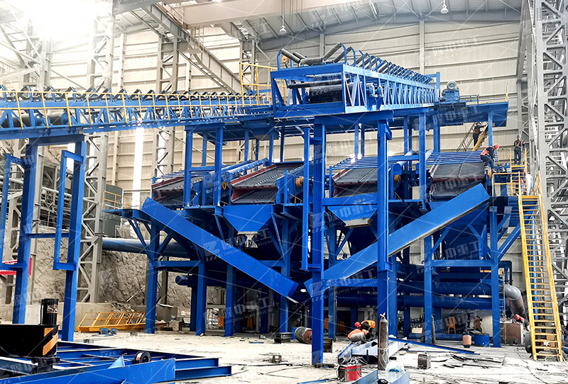 800 tons of silica sand washing plant