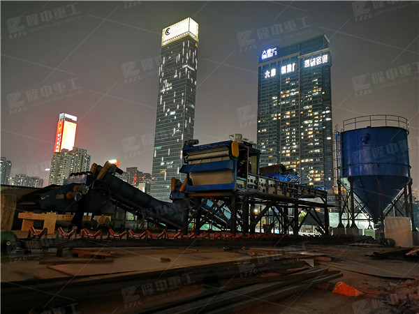 Construction piling mud dewatering system