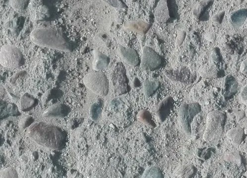 stone in concrete