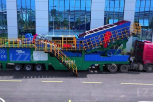 mobile sand washing plant