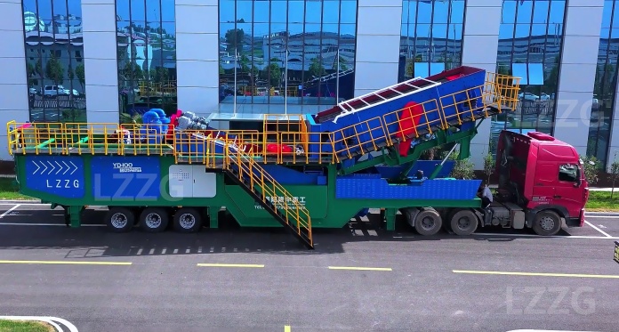 mobile sand washing plant