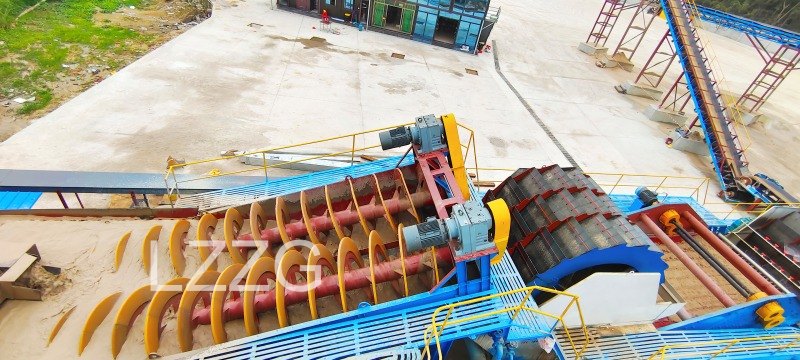 screw sand water separator