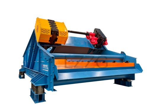 vibrating screen with vibration exciter