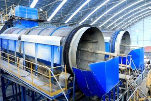 LZZG 100TPH Rotary trommel screen