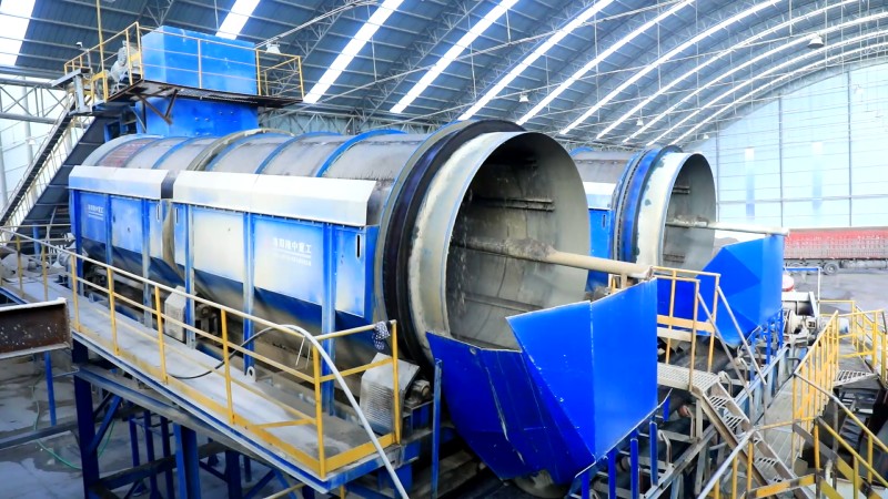 LZZG 100TPH Rotary trommel screen